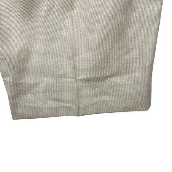 Pierre cardin Mens Vintage Beige Lined Pleated Dress Pant US 34 Short - Picture 15 of 16
